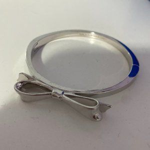 Silver Bow Kate Spade Bangle Bracelet